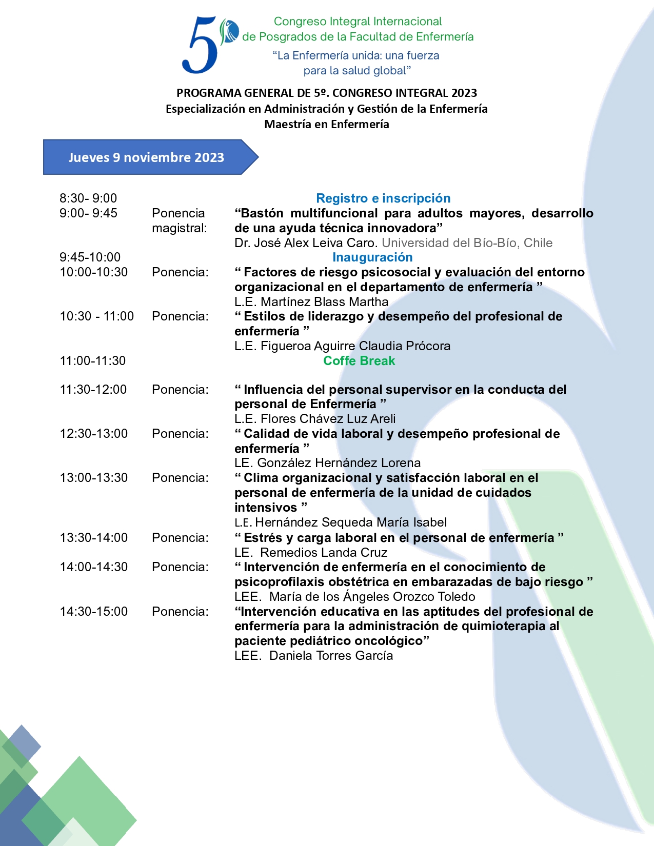 Programas To Congreso Integral