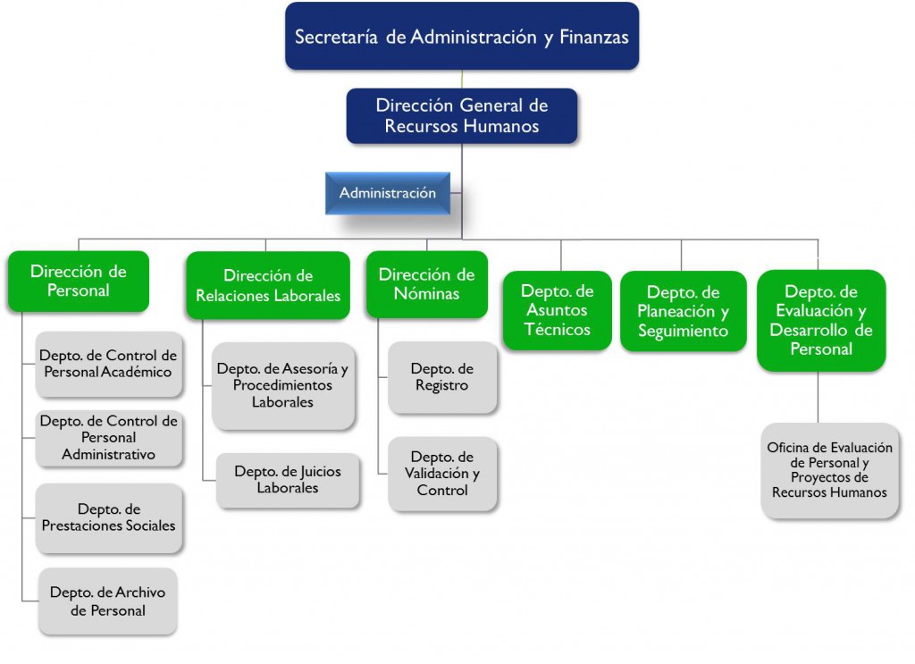 Organigrama Dirección General De Recursos Humanos 8072