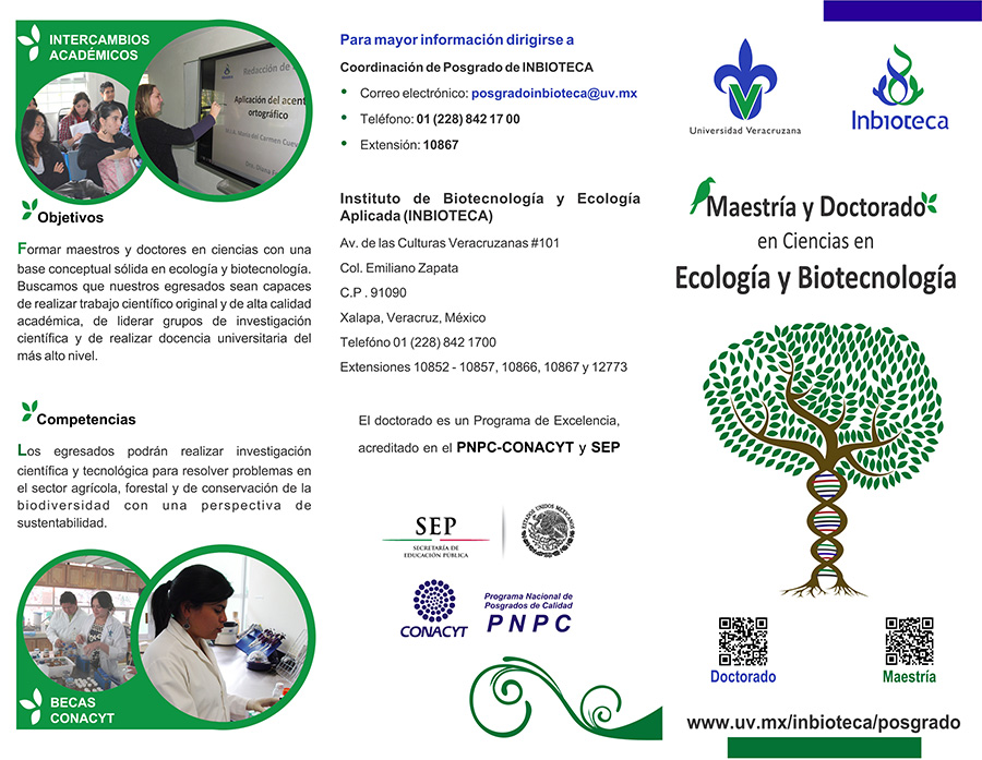 Posgrado INBIOTECA - Instituto De Biotecnología Y Ecología Aplicada