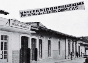 Primer sede de la Facultad de Ciencias Químicas en la calle Sur 7, en el centro de la ciudad de Orizaba, Veracruz.
