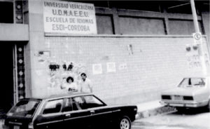 Primera sede del Centro de Idiomas Córdoba, ca. 1981.