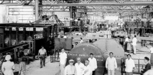 Tubos de Acero de México S.A. (TAMSA). Veracruz, Ver. 1954. Fotografía: Joaquín Santamaría. Veracruz, Ver.