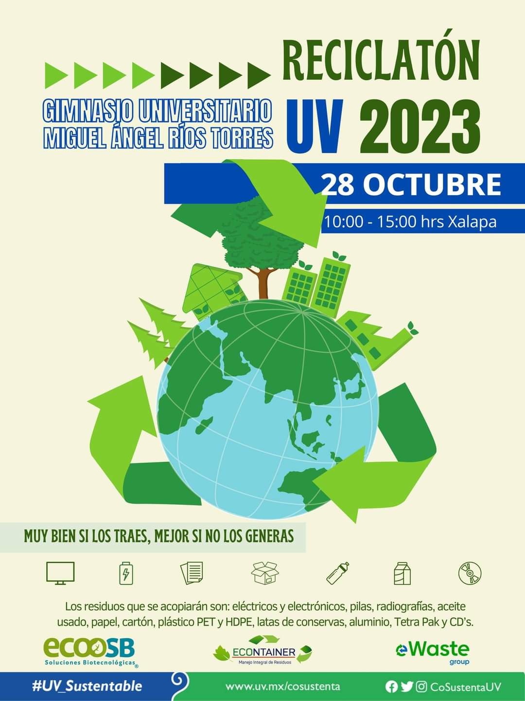 Reciclatón Uv 2023 Coordinación Universitaria Para La Sustentabilidad