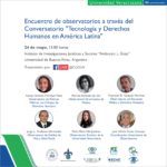 Imagen Encuentro de observatorios a través del Conversatorio «Tecnología y Derechos Humanos en América Latina»