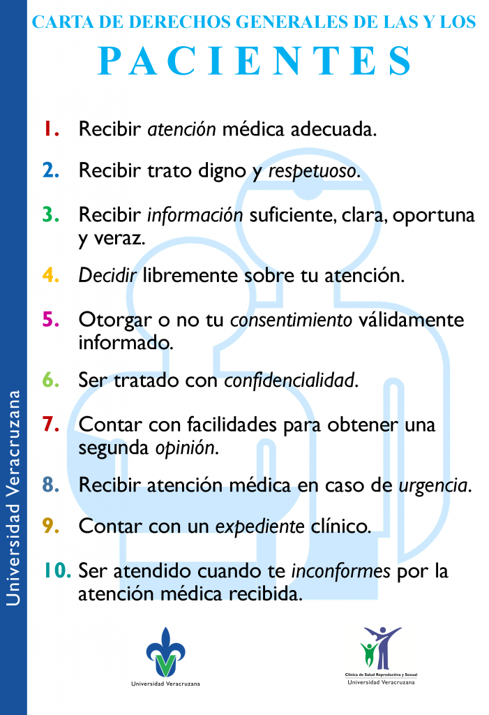 Carta De Derechos Y Responsabilidades Del Paciente En Mexico Marcus