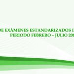 Imagen CALENDARIO DE EXÁMENES ESTANDARIZADOS 2019