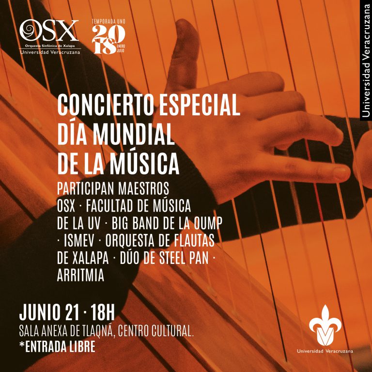 La Orquesta Sinfónica de Xalapa celebra el Día Mundial de la Música