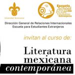 Imagen Curso: Literatura Mexicana Contemporánea 2018
