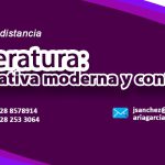 Imagen Curso: Literatura narrativa moderna y contemporánea 2020