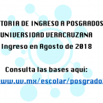 Imagen Convocatoria Ingreso Posgrado 2018
