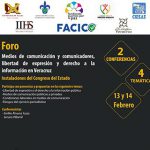 Imagen Foro “Medios de comunicación y comunicadores, libertad de expresión y derecho a la información en Veracruz”
