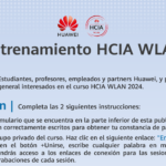 Imagen Entrenamiento para la certificación HCIA WLAN 2024