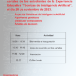 Imagen Muestra de carteles: Matemáticas e Inteligencia Artificial (Noviembre 2023)