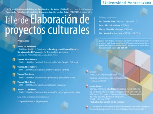 taller de elaboración de proyectos culturales