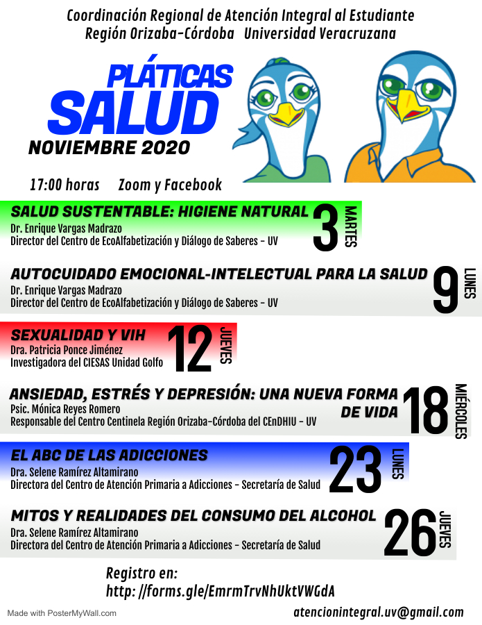 Pláticas De Salud 2020 Sistema De Enseñanza Abierta Orizaba Córdoba