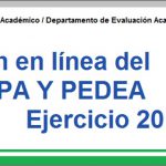 Imagen Comunicado sobre la Evaluación en línea del PEDPA y PEDEA 2015-2017