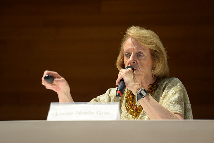 Louise Noelle Gras, investigadora de la UNAM, participó en la FILU con ponencia sobre presencia del exilio en la arquitectura 