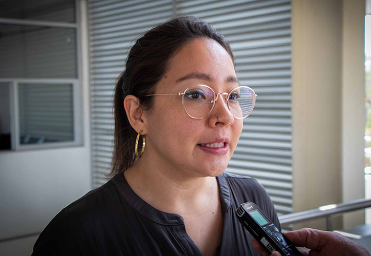Elda Aleisha Collin Arellano, coordinadora de intérpretes de la UV