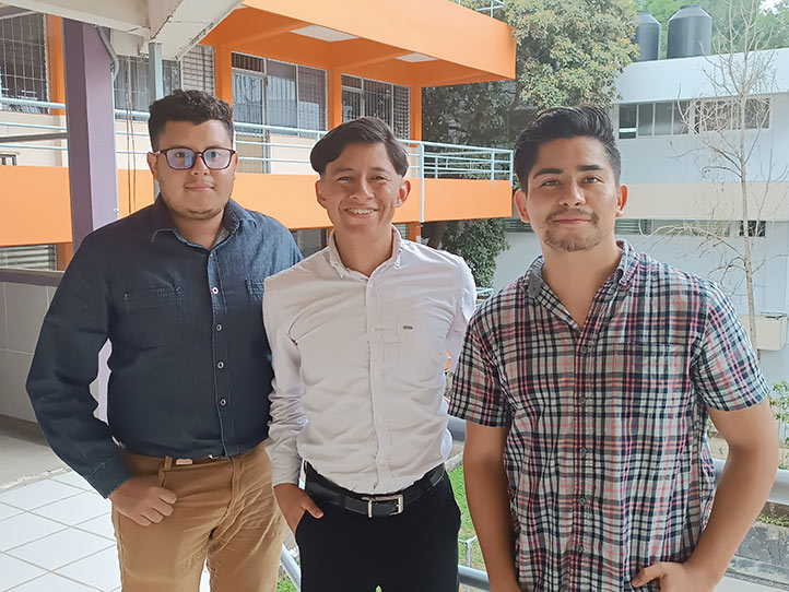 Arturo Ruiz, Fredy Emmanuel Gómez y Néstor Omar Salazar desarrollaron investigaciones hídricas 
