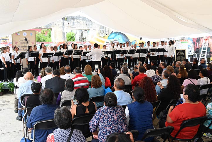 El Coro de la UV interpretó en dos ocasiones el Himno a los Mártires del 28 de agosto de 1924