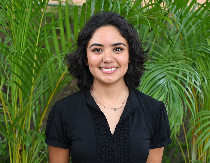 María José Palmeros, estudiante de la Licenciatura en Psicología 