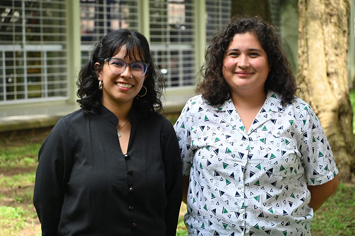 Alejandra Hoyos y Daniela Medellín, egresadas de la Facultad de Antropología 