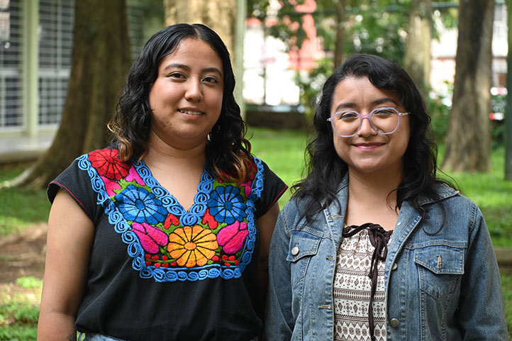 Isabel Hernández y Diana Laura Hernández estudiaron la Licenciatura en Antropología Social 