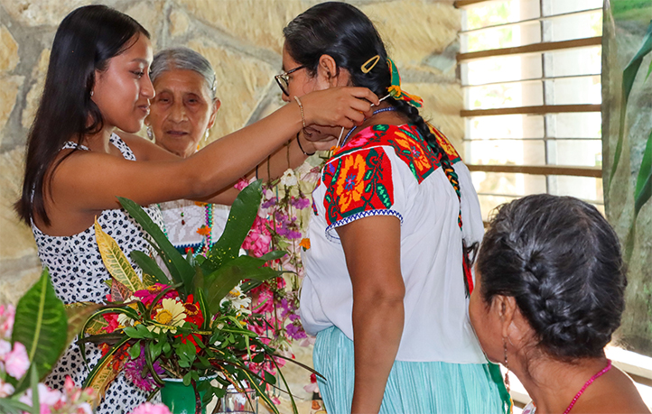 En esta actividad participaron nanas y parteras de diversas comunidades y municipios 