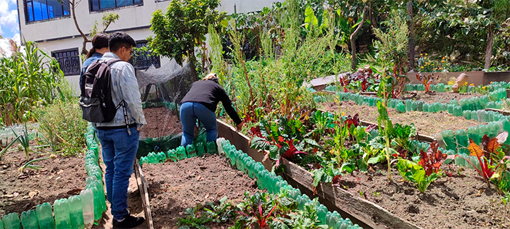 El alumno ha buscado realizar estancias relacionadas con producción alimentaria, así fue en la universidad colombiana