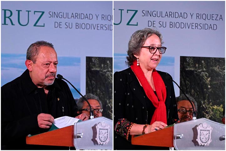 Alberto Tovalín Ahumada y Rosaura Citlalli López Binnqüist, coordinadores de la exposición