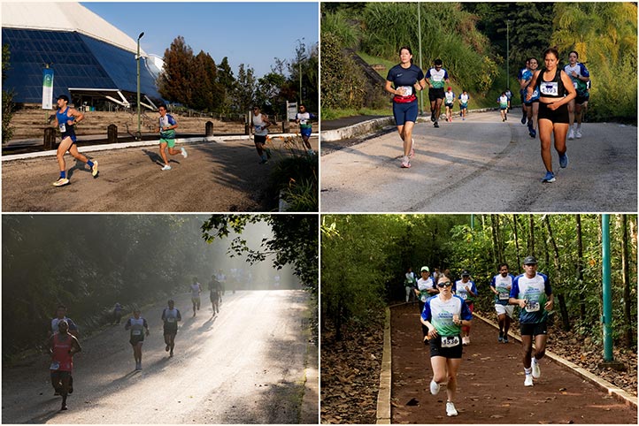 El recorrido de 10 kilómetros abarcó el Campus CAD