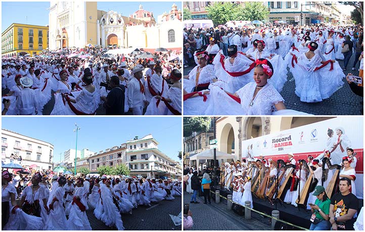 A través del Récord La Bamba, la UV reúne a cientos de personas en torno al baile, la música y la cultura veracruzana 