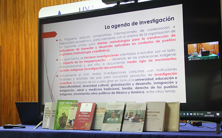 La investigadora participó en el Foro de Investigación Vinculada en Contextos Interculturales