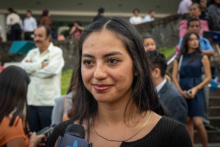 Jocelyn Colorado cursó la Licenciatura en Estadística 