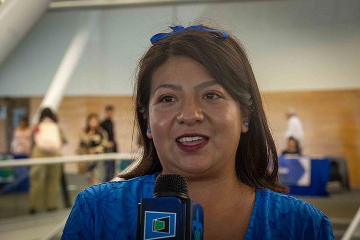 Laura Nayeli López, egresada de la Licenciatura en Pedagogía 