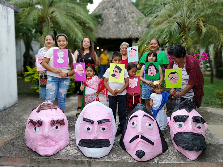 En el festejo participaron chicos de diversas edades  