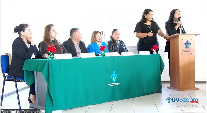 El inicio de actividades del congreso se realizó en la Facultad de Pedagogía