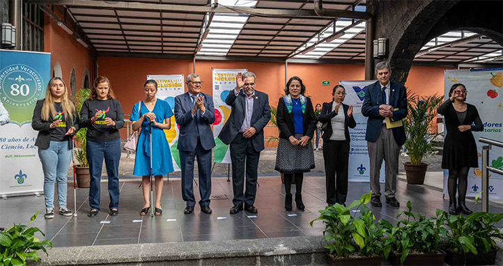 El Festival de la Inclusión se realiza en la Casa del Lago y fue inaugurado por las autoridades universitarias 