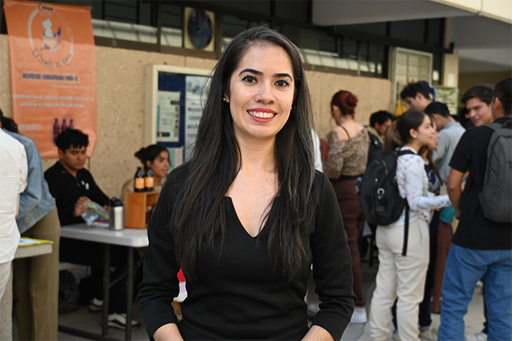 Eugenia Libertad Rubio, profesora en el PE de Ingeniería en Alimentos