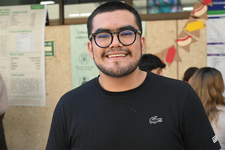 Aldo Ricardo Romero, estudiante del PE de Ingeniería en Alimentos 