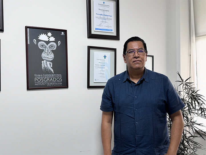 Juan Francisco Rodríguez Landa, coordinador de posgrados en el Instituto de Neuroetología UV 