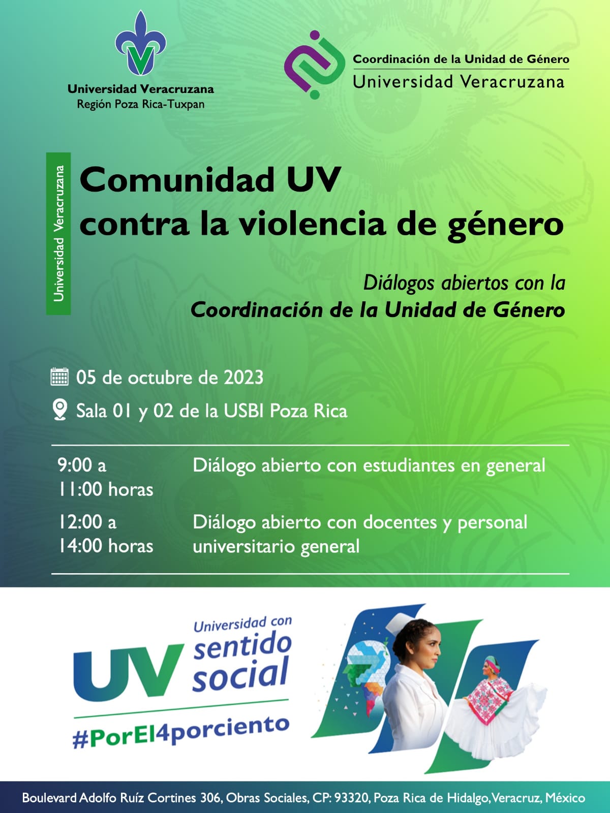 Diálogos Con La Coordinación De La Unidad De Género Coordinación De La Unidad De Género 1834