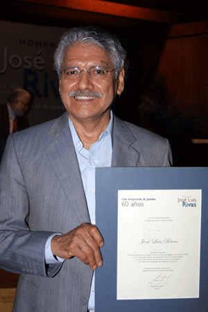 José Luis Rivas, Premio Nacional de Ciencias y Artes 2009