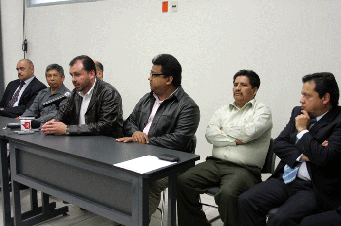 Los rectores de las universidades interculturales hablaron con representantes de los medios 