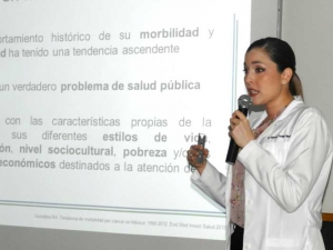 Monserrat Verdalet habló sobre “Epidemiología del cáncer en México”